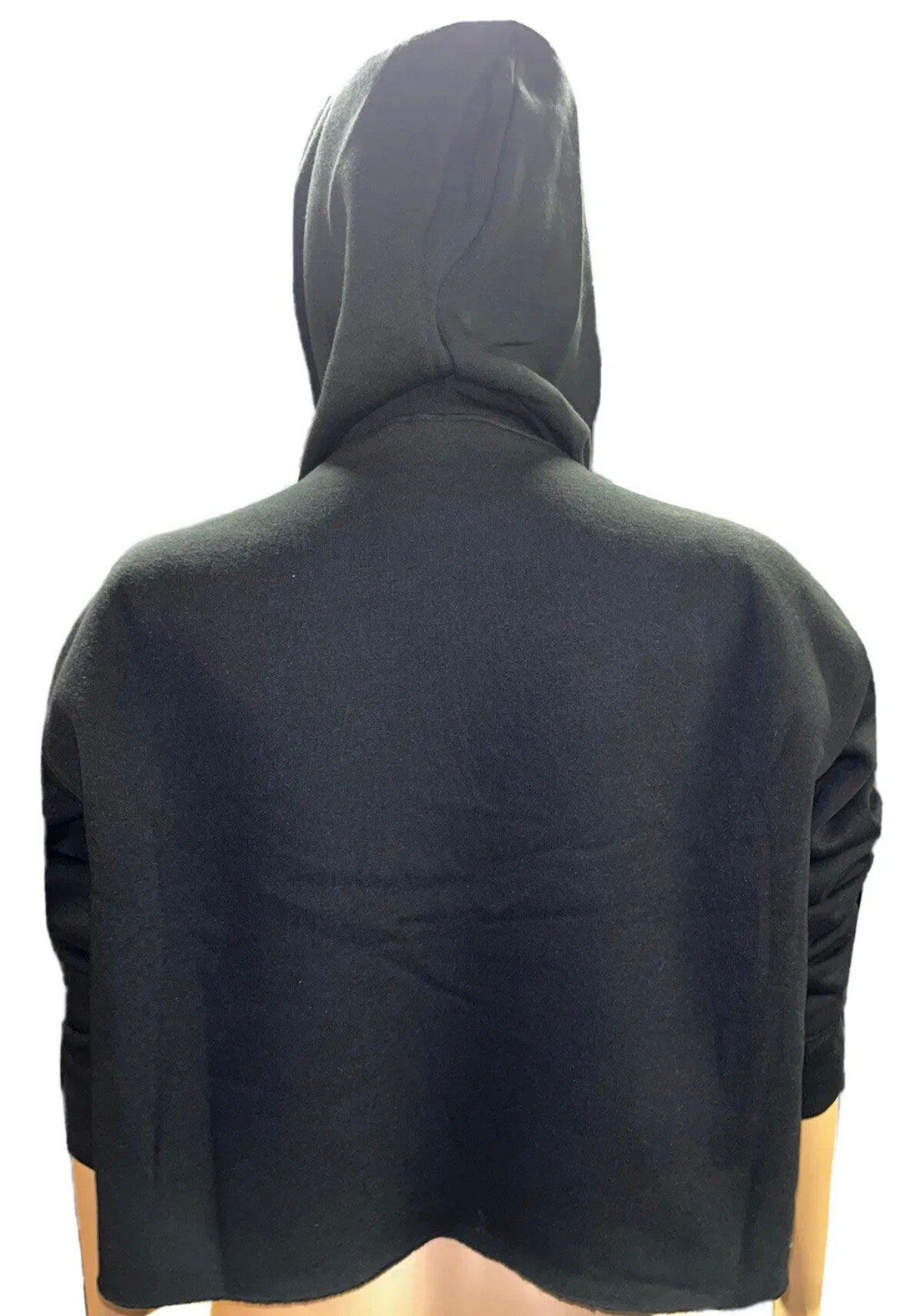 Easyriders Black Cropped Hooded Sweatshirt