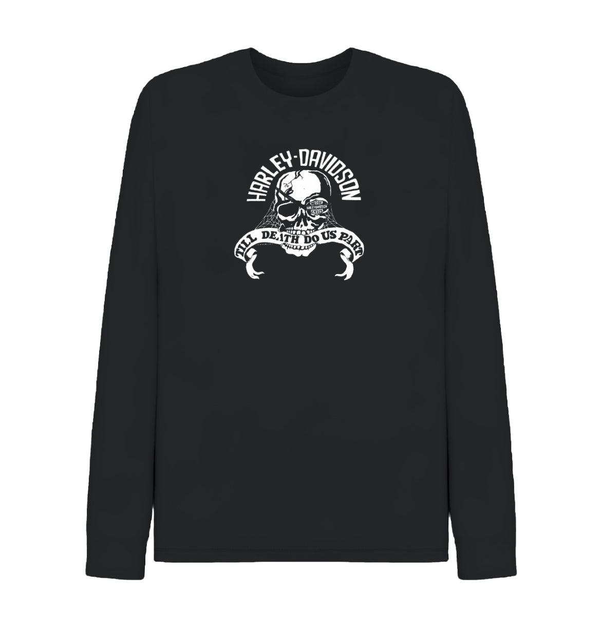 Till Death Do Us Part Harley Davidson shirts black