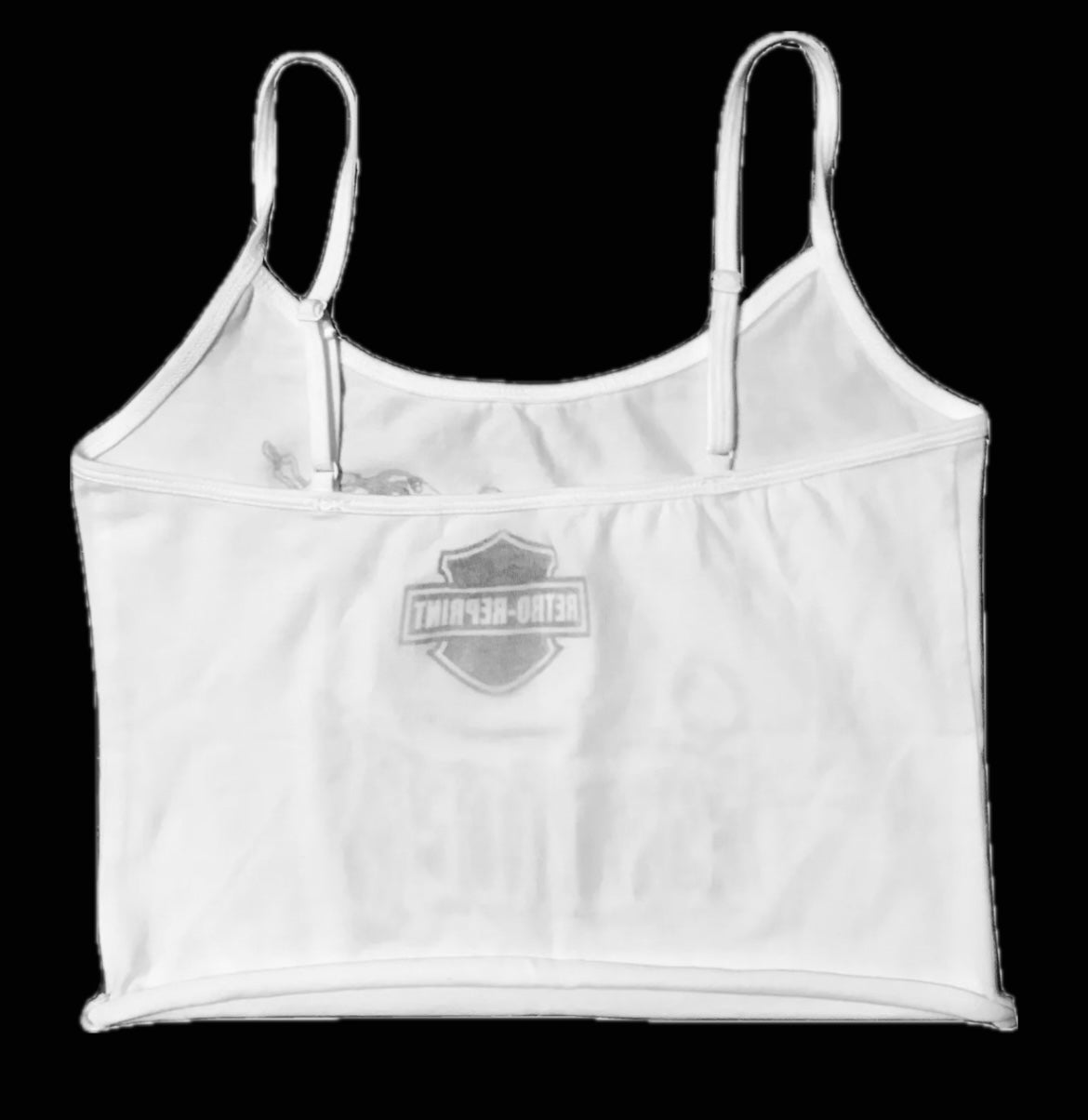 Easyriders choppers White cotton Cropped Tank Top