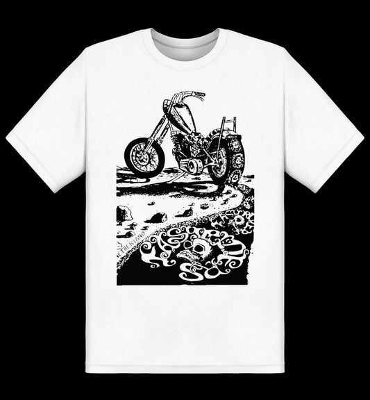 Harley Davidson Panhead Easyriders chopper motorcycle T-shirt