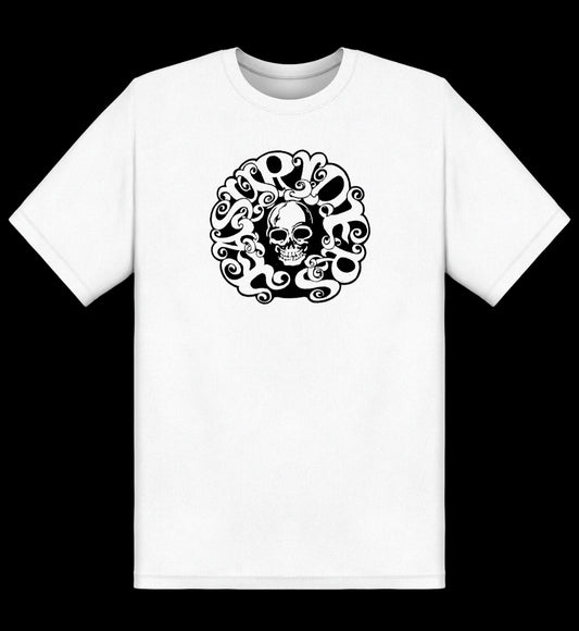 Classic Easyriders skull image T-shirt White