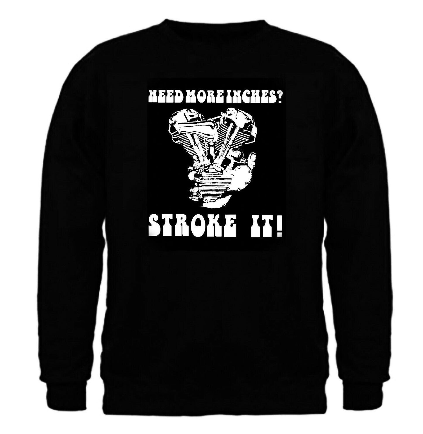 Knucklehead need more inches? stroke it! Harley Davidson OHV motor shirts