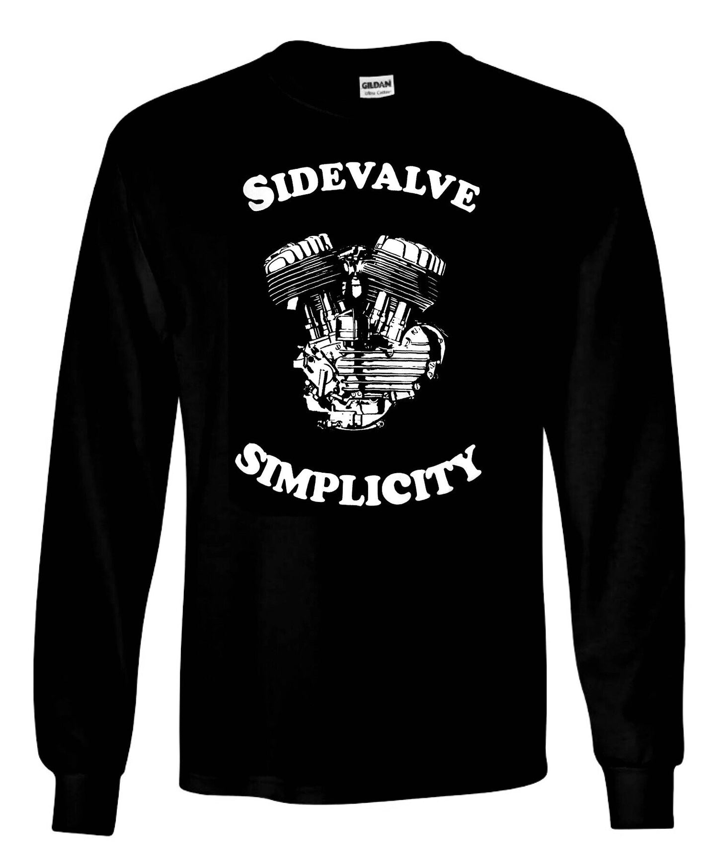 Sidevalve Simplicity Flathead Harley Davidson motorcycle shirt