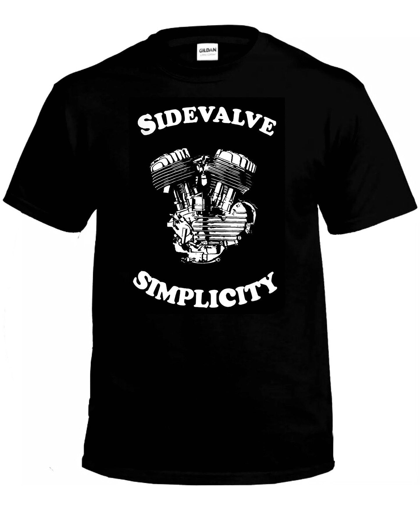 Sidevalve Simplicity Flathead Harley Davidson motorcycle shirt