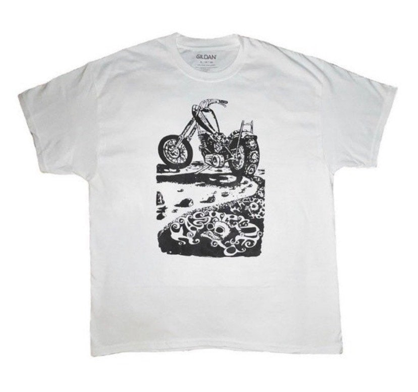 Harley Davidson Panhead Easyriders chopper motorcycle T-shirt