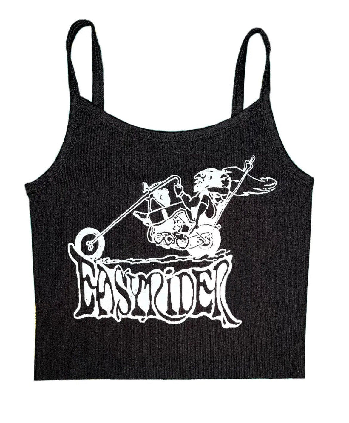 Easyriders Chopper black ribbed Cropped Tank Top