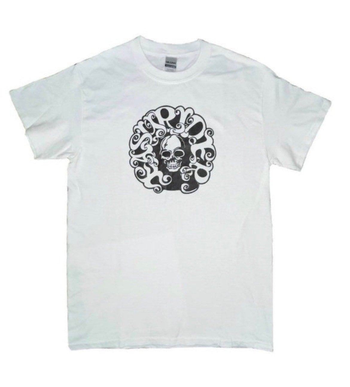 Classic Easyriders skull image T-shirt White