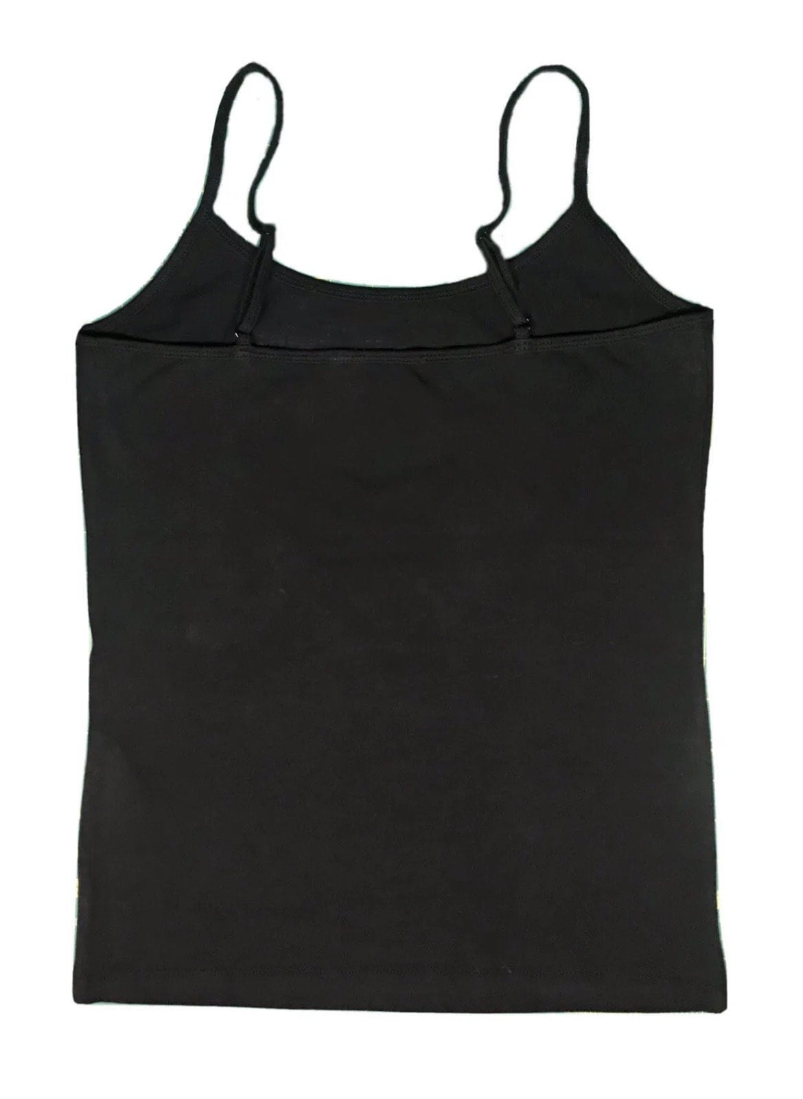 Black camisole tank top with a gold vintage Harley Davidson print